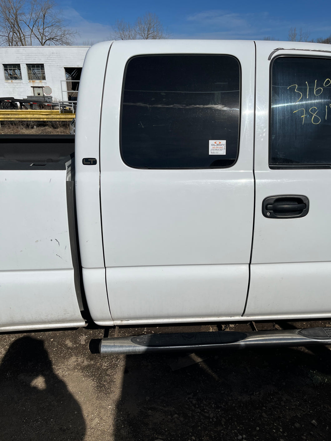 99-07 Classic GM Silverado Sierra 1500 2500 3500 Extended Cab Right Rear Door White Rust Free